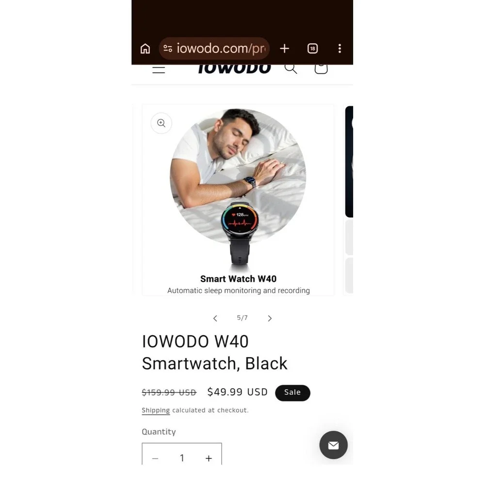 Smart Watch W40 By IOWODO